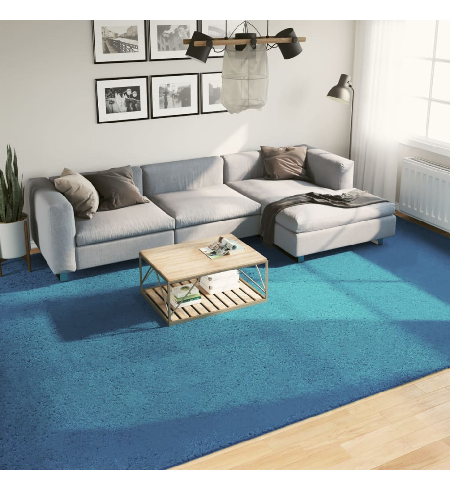 Tapis OVIEDO à poils courts turquoise 300x400 cm Tapis OVIEDO à poils courts turquoise 300x400 cm
