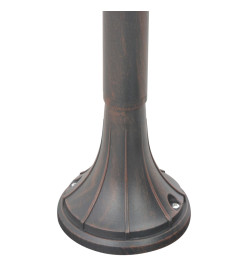 Lampadaire de jardin E27 120 cm Aluminium Bronze