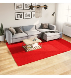 Tapis OVIEDO à poils courts rouge 200x280 cm