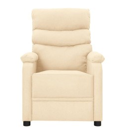 Fauteuil de massage Crème Tissu