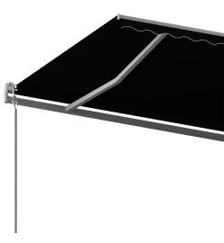 Auvent manuel rétractable sur pied 600x350 cm Anthracite