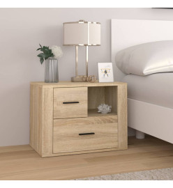 Table de chevet Chêne sonoma 60x36x45 cm Bois d'ingénierie