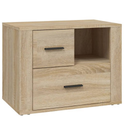 Table de chevet Chêne sonoma 60x36x45 cm Bois d'ingénierie