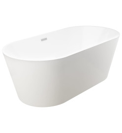 Baignoire autoportante et robinet 220 L 99,5 cm Doré