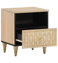 Tables de chevet 2 pcs 40x33x46 cm Bois de manguier solide