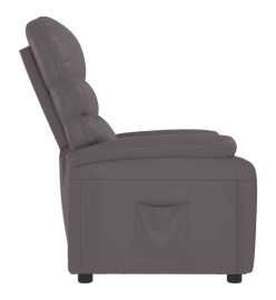 Fauteuil inclinable Gris Similicuir