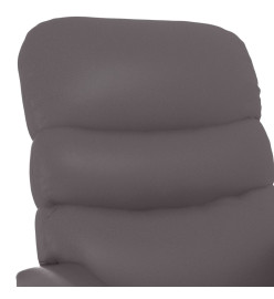 Fauteuil inclinable Gris Similicuir