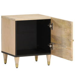 Table de chevet 40x33x46 cm Bois de manguier solide