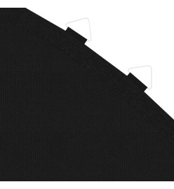 Tapis de saut Tissu Noir pour trampoline rond de 3,66 m