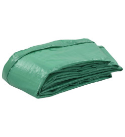 Coussin de sécurité PE Vert de trampoline rond de 3,05 m