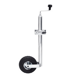 Roue jockey 48 mm avec 2 tubes de support et 3 pinces divisées