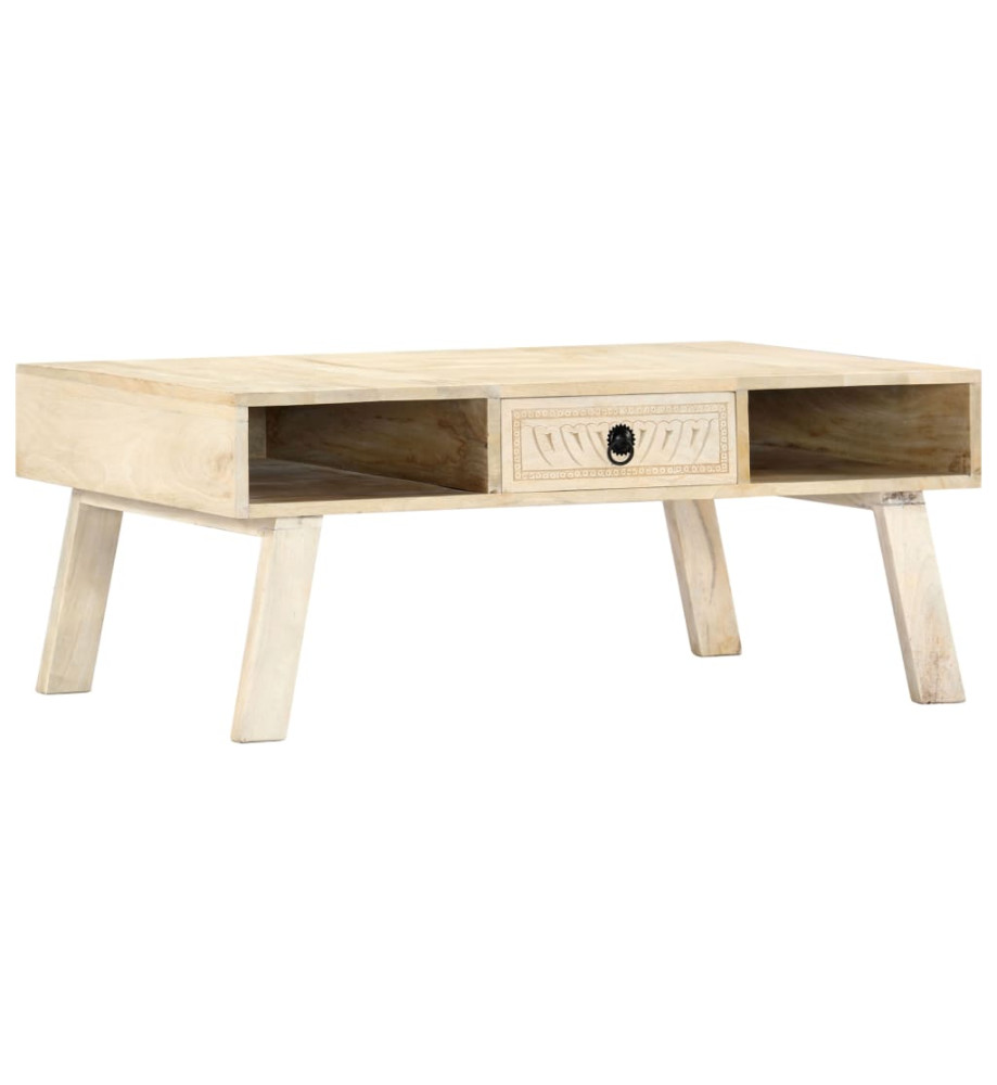 Table basse 100x60x40 cm Bois de manguier massif