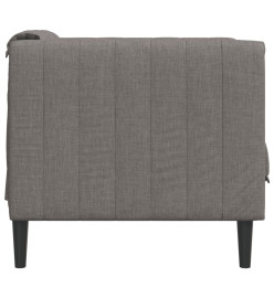 Fauteuil taupe tissu