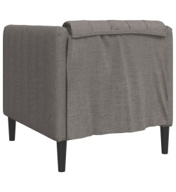 Fauteuil taupe tissu