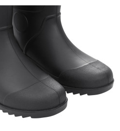 Bottes de pluie noir taille 45 PVC