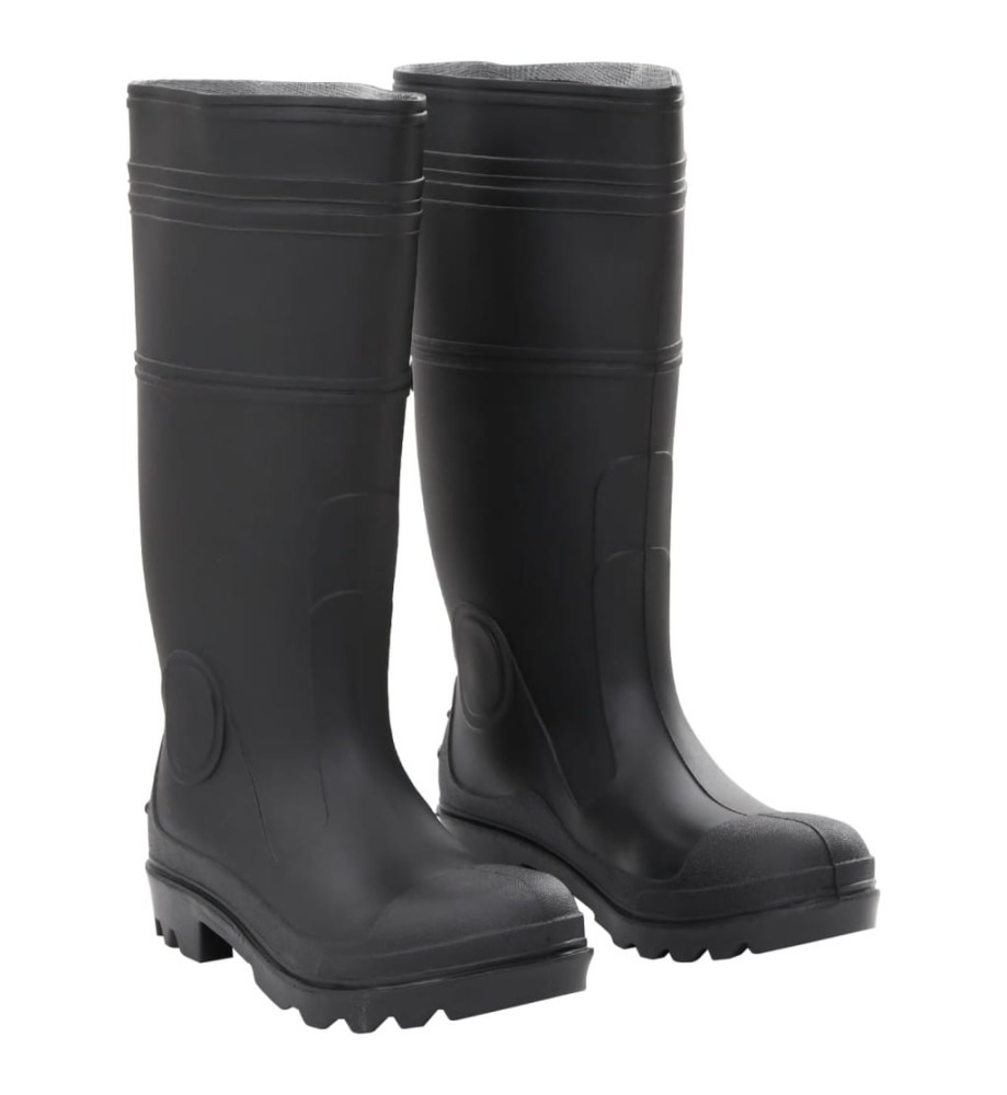 Bottes de pluie noir taille 40 PVC