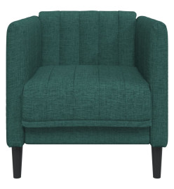 Fauteuil vert foncé tissu