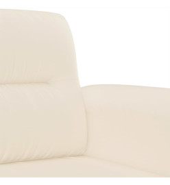 Chaise de canapé beige 60 cm tissu microfibre