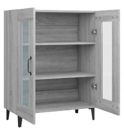 Buffet sonoma gris 69,5x34x90 cm bois d'ingénierie