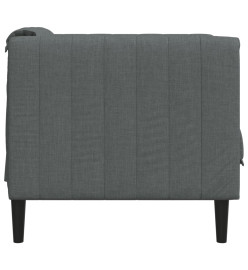 Fauteuil gris foncé tissu