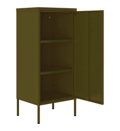 Armoire de rangement Vert olive 42,5x35x101,5 cm Acier