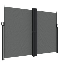 Auvent latéral rétractable anthracite 180x1000 cm