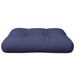 Coussin de palette bleu marine 58x58x10 cm tissu oxford