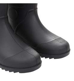 Bottes de pluie noir taille 44 PVC