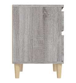 Table de chevet Sonoma gris 40x35x50 cm