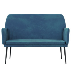 Banc Bleu 108x79x79 cm Velours