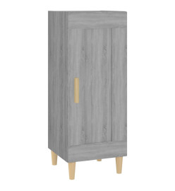 Buffet Sonoma gris 34,5x34x90 cm Bois d'ingénierie