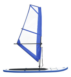 Ensemble de planche SUP gonflable avec voile Bleu et blanc