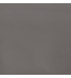 Tête de lit avec oreilles Gris 147x16x118/128 cm Similicuir