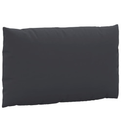 Coussins de palette 2 pcs noir tissu oxford