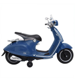 Moto électrique pour enfants Vespa GTS300 bleu