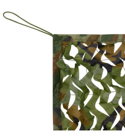 Filet de camouflage avec sac de rangement 2x7 m Vert