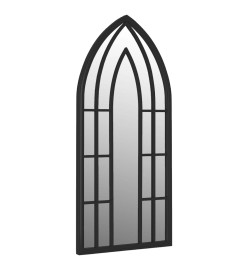 Miroir Noir 70x30 cm Fer pour utilisation à l'intérieur