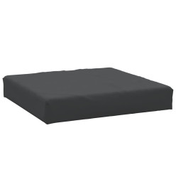 Coussin de palette noir 60x60x8 cm tissu oxford