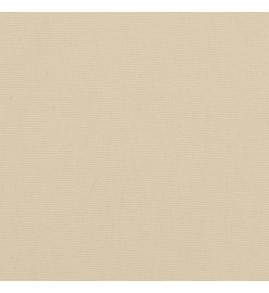 Coussins de banc de jardin 2 pcs beige 180x50x7 cm tissu Oxford