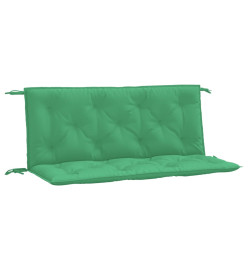 Coussins de banc de jardin 2 pcs vert 120x50x7 cm tissu Oxford