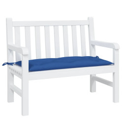 Coussin de banc de jardin bleu 110x50x7 cm tissu oxford