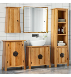 Ensemble de meubles de salle de bain 4 pcs bois de pin massif