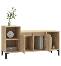 Meuble TV Chêne sonoma 100x35x55 cm Bois d'ingénierie