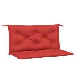 Coussins de banc de jardin 2 pcs rouge 100x50x7 cm tissu Oxford