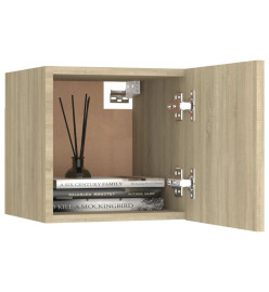 Meubles TV muraux 2 pcs Chêne sonoma 30,5x30x30 cm