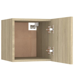 Meubles TV muraux 2 pcs Chêne sonoma 30,5x30x30 cm