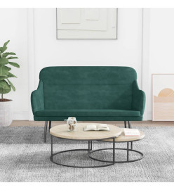 Banc Vert foncé 110x76x80 cm Velours