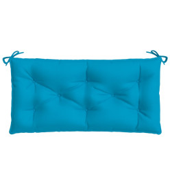 Coussins de banc de jardin 2 pcs bleu clair tissu Oxford