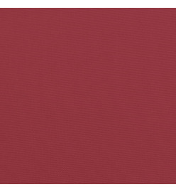 Coussin de banc de jardin rouge bordeaux 200x50x7 cm