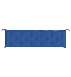 Coussins de banc de jardin 2 pcs bleu 180x50x7 cm tissu Oxford